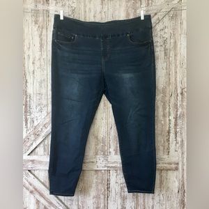 Stitch Star Pull On Dark Wash Skinny Jeans